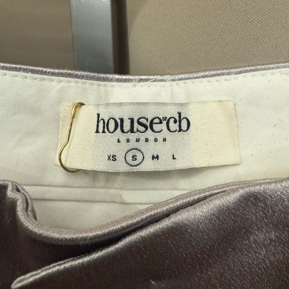 House of CB Silver Wide Leg Pants - Picture 6 of 6